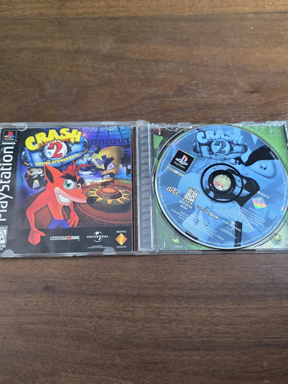 🔥 Sony PS1 Crash Bandicoot 2: Cortex Strikes [ Lenticular Cover ] Game CIB PSx - Picture 2 of 4